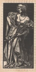 Mujer con laúd