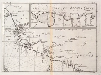 Mapa de Sierra Leona, África