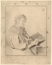 Niña joven en el teclado, 1767
