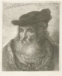Retrato de un anciano con boina
