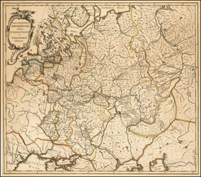 Mapa de Rusia de 1760 por Johannes Treskot