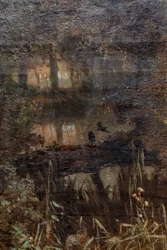 Alemán: Der Teich in Osterbeek El estanque de Oosterbeek
