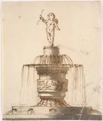 Fuente con figura de Amor