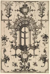 Grotesco Moderno con Trabajos de Correa, 1554