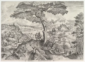Soldados en reposo Milites requiescentes de Los Grandes Paisajes, ca. 1555-56