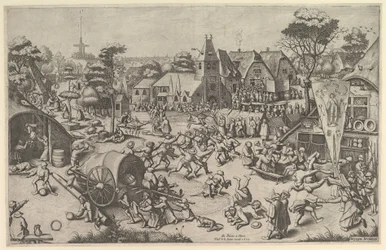 La feria de San Jorge, ca. 1569, impreso en 1601