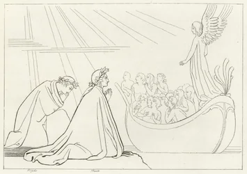 La barca del Purgatorio, Purgatorio, Canto 2