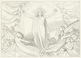 El triunfo de Cristo, Paraíso, Canto 23