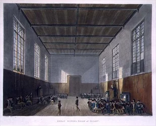 Gran sala de la escuela de Rugby, de 