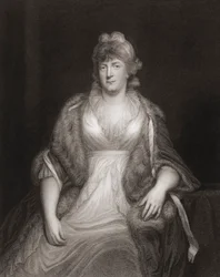 Princesa Guillermina de Prusia. Retrato