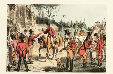 Un cazador se une a otros bebiendo y fumando antes de una caza