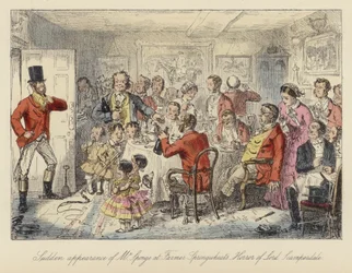 Ilustración de John Leech para Mr Sponge