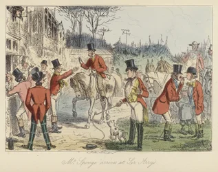 Ilustración de John Leech para Mr Sponge