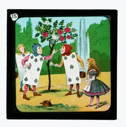 Alicia en el País de las Maravillas, diapositivas coloreadas