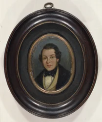 Miniatura: Retrato de Abram Constable (1783-1862), hermano del artista