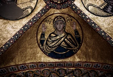 Mosaico del Katholikon, monasterio de Hosios Loukas (Patrimonio de la Humanidad por la UNESCO)