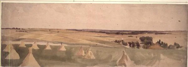 Campo de batalla de Crécy, 26 de agosto de 1346