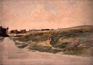 El campo de batalla de Crécy, 26 de agosto de 1346