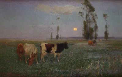Heraldo de la noche (óleo sobre lienzo)