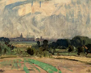 Cerca de Nottingham (óleo sobre lienzo)