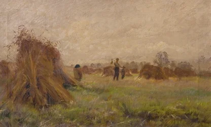 Escena de cosecha, 1885-99