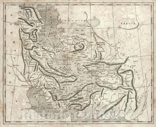 Mapa de Persia de Arrowsmith, 1819