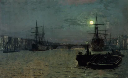 Puente de Londres - Media marea, 1884