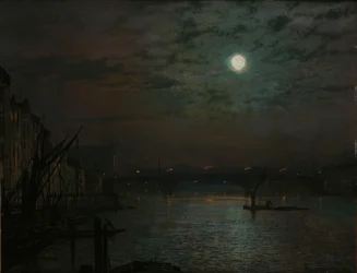 Puente de Southwark a la luz de la luna, 1882
