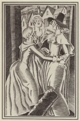 Ilustración para Moll Flanders de Daniel Defoe (litografía)