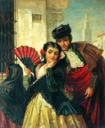 Escena en España, cerca de Sevilla