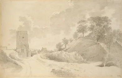 Castillo de Oxford y el Montículo del Castillo, 27 de mayo de 1784