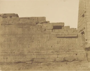 [Karnac, Templo al sur de la Sala Hipóstila, Pared sur (Exterior)