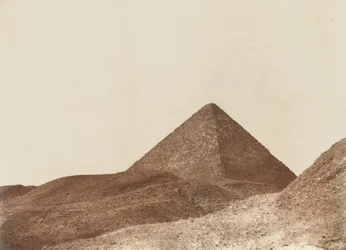 Pirámide de Keops, Giza,1853-1854 (foto)