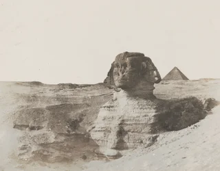 La Esfinge, c. 1853 (impresión en papel salado a partir de negativo en papel encerado)