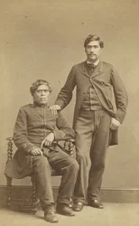 Wharepapa y Horomona Te Atua (Solomon el Dios) c.1863
