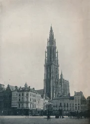 Catedral de Nuestra Señora, Amberes, Bélgica, c1900 1914-1915