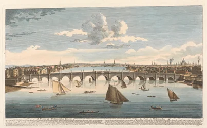 Vista del puente de Westminster
