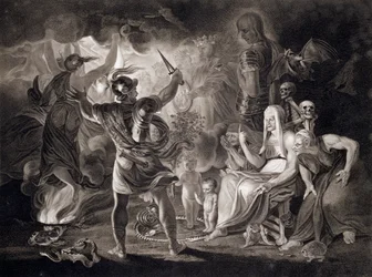 Macbeth, las tres brujas y Hécate, 1805