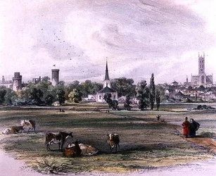 Warwick, desde el prado de San Nicolás