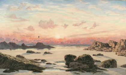 Arenas de Bude al atardecer, 1874