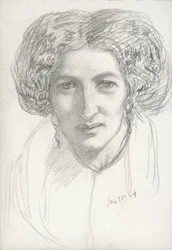 Retrato de mujer de hombros y cabeza