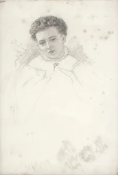 Retrato inacabado de una mujer