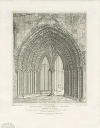 Catedral de Lichfield - Puerta del Transepto Norte