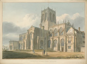 Dorset - Iglesia de Sherborne, 1802