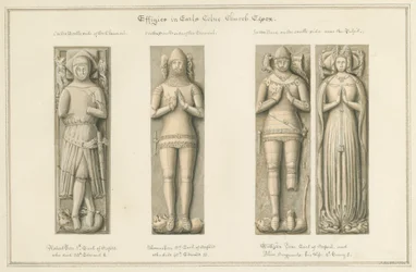 Essex - Iglesia de Earls Colne - Efigies