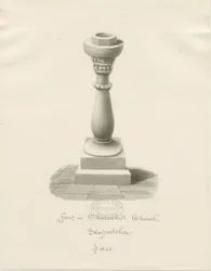 Pila bautismal en la Iglesia de Shareshill