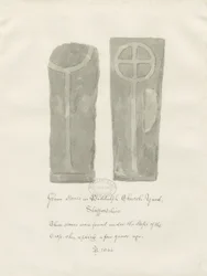 Lápidas en el cementerio de la Iglesia de Biddulph