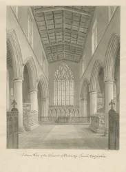 Interior de la Iglesia de Penkridge