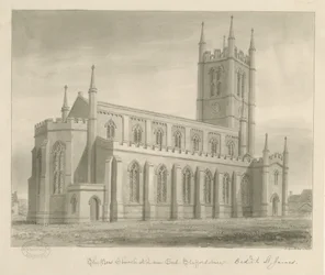 Lane End - Nueva Iglesia: dibujo en sepia