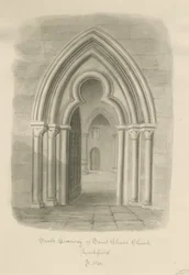 Lichfield - Puerta Sur de la Iglesia de San Chad